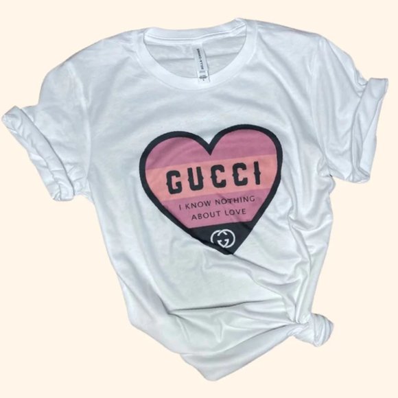 pink heart graphic tee - Picture 2 of 2